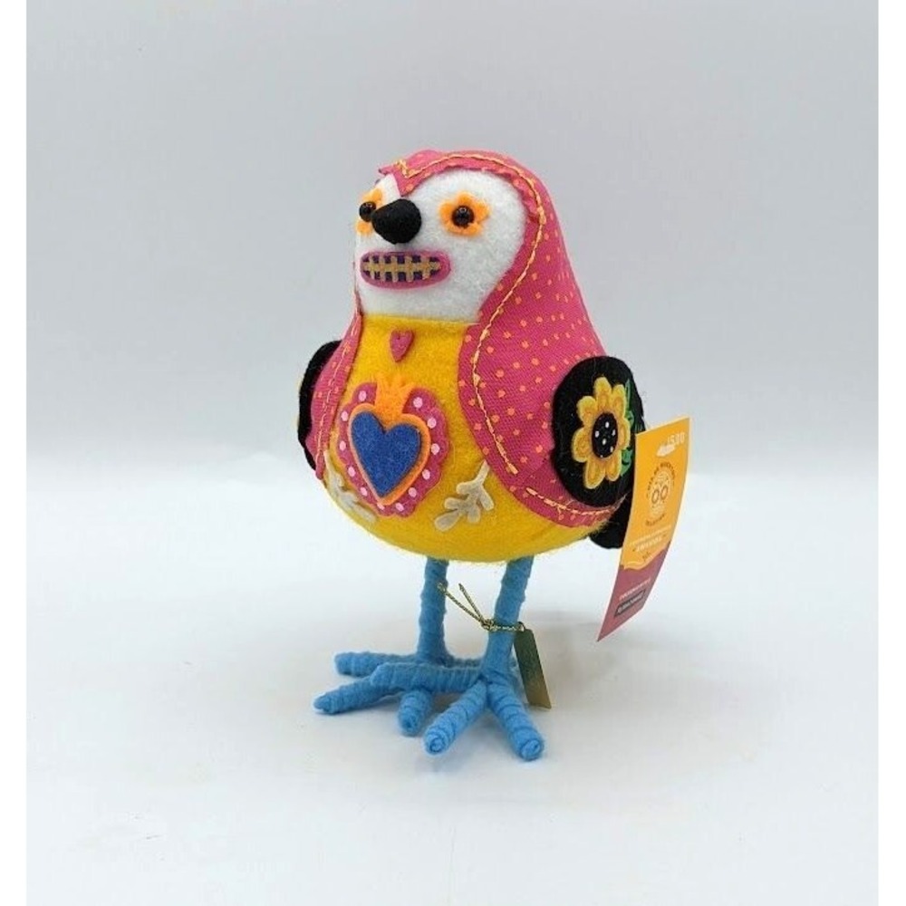 Target‎ Dia De Muertos Featherly Friends AMAVIDA Bird Felt Fabric Halloween 2022